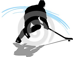 Eishockey Spieler 