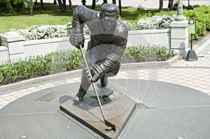 Hockey Player Statue - Ottawa - Canada