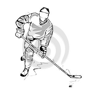 Hockey player