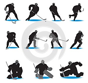 Hockey Silhouettes
