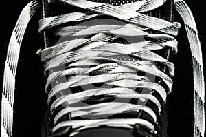 Hockey skate laces