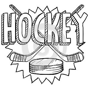 Hockey sketch