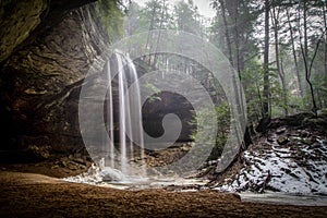 Hocking Hills State Park Forest Waterfall Landscape