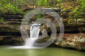 Hocking HIlls Waterfall photo