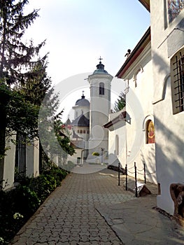 Hodos-Bodrog Monastery - view from the courtyard of the monastery