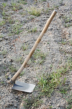 Hoe, a garden tool