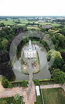 Hof Ter Saksen castle aerial photography