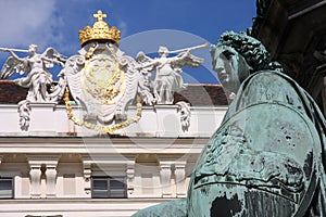 Hofburg Palace courtyard, Vienna, Austria