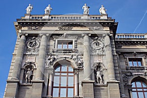 Hofburg palace, Neue Burg section - landmark attraction in Vienna, Austria photo