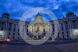 Hofburg Palace seen from Michaelerplatz