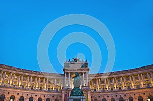 Hofburg Palace at Vienna, Austria photo