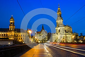 The Hofkirche in Dresden, Germany