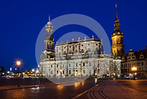 The Hofkirche in Dresden, Germany