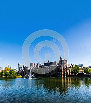 Hofvijver - Dutch Parliament and Government reflection