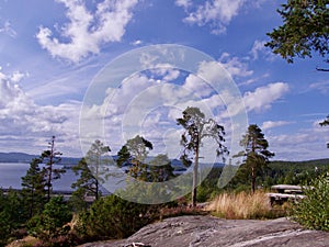 Hogakusten bridge in Swweden