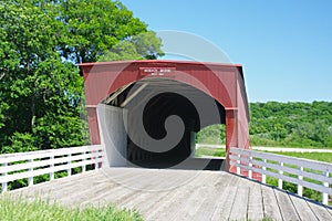 Hogback Covered Bridge in Madison County