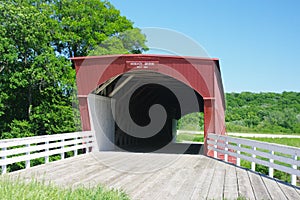 Hogback Covered Bridge in Madison County photo