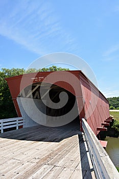 Hogback Covered Bridge north of Winterset, Iowa