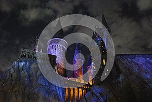 Hogwarts Castle at Night