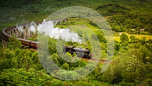 Verrugas expresar vapor el tren afligir alfarero sobre el Escocia 