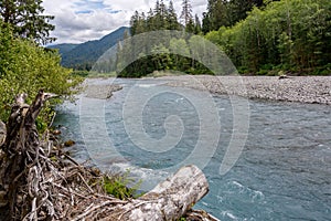 The Hoh River is a river of the Pacific Northwest, located on the Olympic Peninsula in the U.S. state of Washington