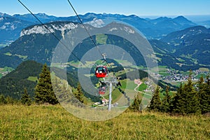 Hohe Salve gondola cable lift transportation