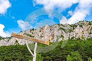 Hohe Wand rock faces, Lower Austria, Gutenstein Alps, Austria