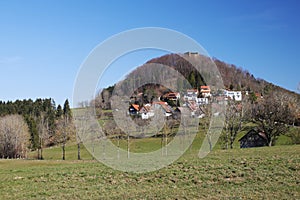 Hohenrechberg castle in Baden Wuerttemberg, Germany