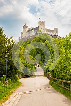 Hohensalzburg Castle & x28;Festung Hohensalzburg& x29; on Festungsberg mou