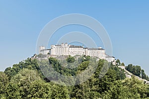 Hohensalzburg Castle (Festung Hohensalzburg) at Salzburg, Austri