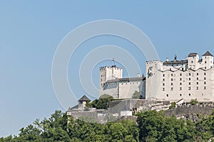 Hohensalzburg Castle (Festung Hohensalzburg) at Salzburg, Austri