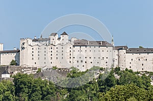 Hohensalzburg Castle (Festung Hohensalzburg) at Salzburg, Austri