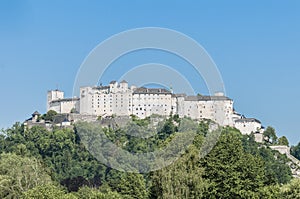 Hohensalzburg Castle (Festung Hohensalzburg) at Salzburg, Austri