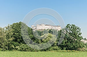 Hohensalzburg Castle (Festung Hohensalzburg) at Salzburg, Austri