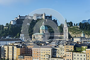 Hohensalzburg Castle (Festung Hohensalzburg) in Salzburg, Austri