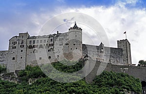 Hohensalzburg Castle Festung Hohensalzburg. Salzburg, Austria. photo