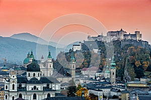 Hohensalzburg Castle , Salzburg Austria