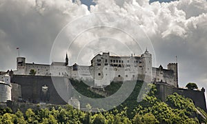 Hohensalzburg fortress in Salzburg. Austria