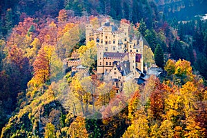 Hohenschwangau Castle, Bavaria, Germany.