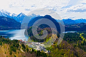 Hohenschwangau Castle, Bavaria, Germany.