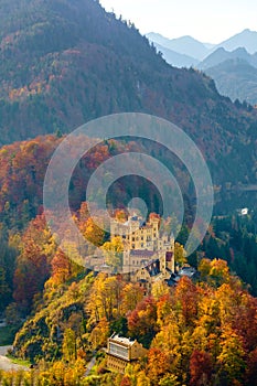 Hohenschwangau Castle, Bavaria, Germany.