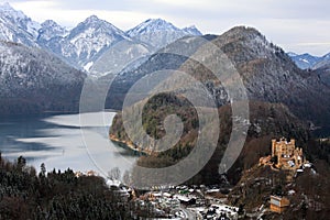 Hohenschwangau castle in Germany