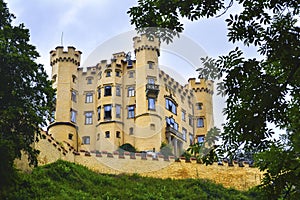 Hohenschwangau Castle in Summer