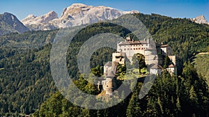 Hohenwerfen Castle and Berchtesgaden Alps, Austria photo