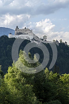 Hohenwerfen castle and fortress, Werfen, Austria photo