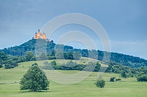 Hohenzollern Castle in Baden-Wurttemberg, Germany