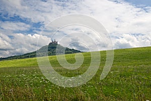 Hohenzollern castle in Germany photo