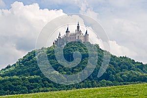 Hohenzollern castle in Germany photo
