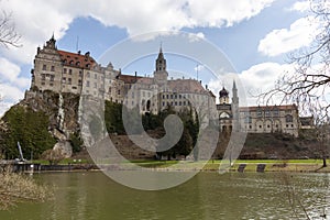 Hohenzollern Castle in Sigmaringen on the Danube