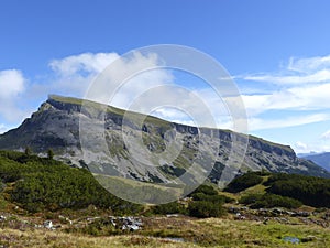 Hoher Ifen mountain tour in Allgau Alps, Bavaria, Germany